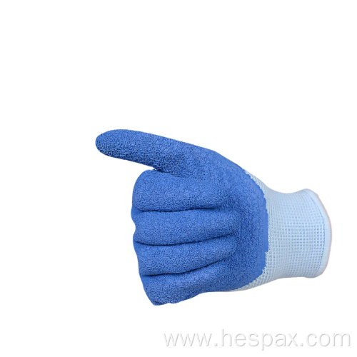 Hespax Wholesale Kids Anti-slip Latex Rubber Coated Gloves